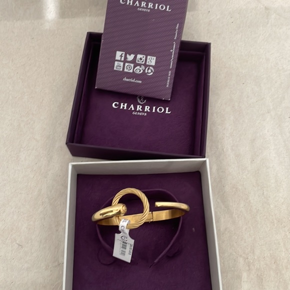 Charriol Infinity Zen Bangle Stainless steel Yellow Gold - Picture 3 of 4